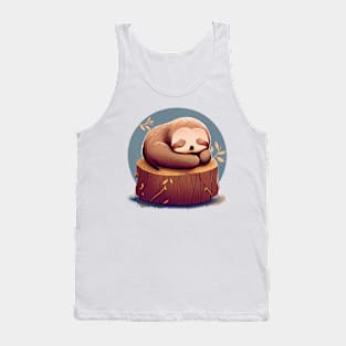 The relaxing sloth Tank Top